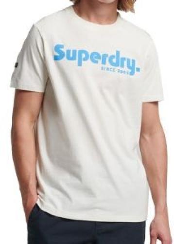 T-SHIRT SUPERDRY OVIN VINTAGE TERRAIN CLASSIC M1011579A ΕΚΡΟΥ