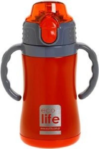 ΑΝΟΞΕΙΔΩΤΟ ΠΑΙΔΙΚΟ ΘΕΡΜΟΣ ECOLIFE THERMOS KIDS 300ML ΚΟΚΚΙΝΟ