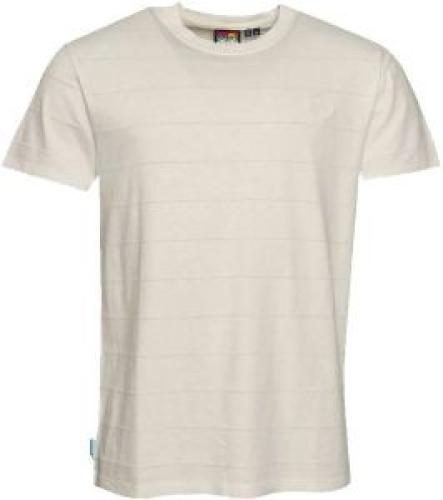 T-SHIRT SUPERDRY OVIN VINTAGE TEXTURE M1011570A ΕΚΡΟΥ