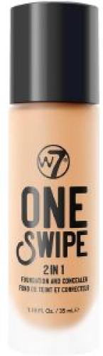 MAKE UP W7 ONE SWIPE 2-IN-1 FOUNDATION - CONCEALER EARLY TAN 35ML