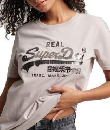 T-SHIRT SUPERDRY VL EMBELLISH W1011143A ΜΠΕΖ