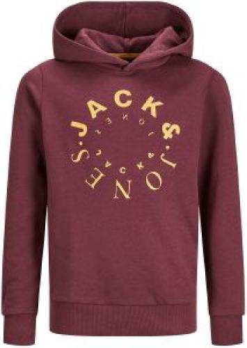 HOODIE JACK - JONES 12243441 JJWARRIOR ΚΟΚΚΙΝΟ(176 CM)(16 ΕΤΩΝ)