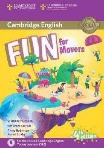 FUN FOR MOVERS STUDENTS BOOK (+ AUDIO - ONLINE ACTIVITIES) (FOR REVISED EXAM FROM 2018) 4TH ED