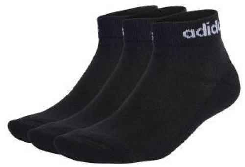 ΚΑΛΤΣΕΣ ADIDAS PERFORMANCE LINEAR ANKLE CUSHIONED SOCKS 3P ΜΑΥΡΕΣ