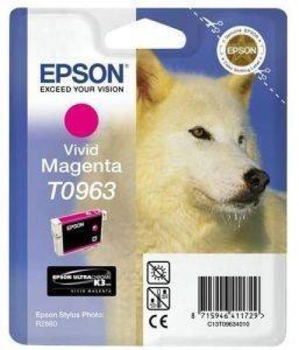 ΓΝΗΣΙΟ ΜΕΛΑΝΙ EPSON MAGENTA ME OEM: T096340