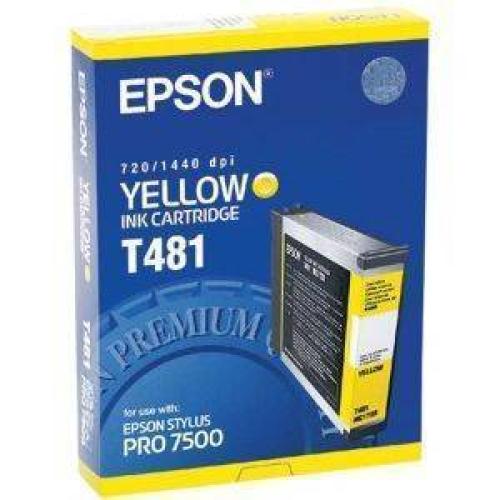 ΓΝΗΣΙΟ ΜΕΛΑΝΙ EPSON YELLOW ΜΕ OEM T481011