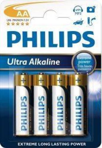 ΜΠΑΤΑΡΙΑ PHILIPS ULTRA ALKALINE AA 4 TEM LR6