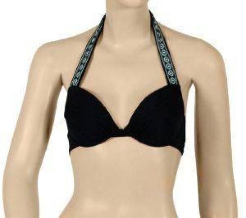 BIKINI TOP FXMONTERO CLASSIC CUT ΜΑΥΡΟ TRIBAL (38B)