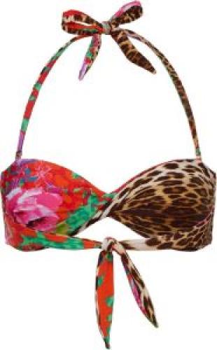 BIKINI TOP GUESS BANDEAU E2GJ33MC04R FLORAL ΚΟΡΑΛΙ