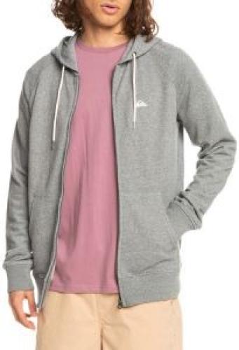 HOODIE ΜΕ ΦΕΡΜΟΥΑΡ QUIKSILVER ESSENTIALS EQYFT04649 ΓΚΡΙ ΑΝΟΙΧΤΟ ΜΕΛΑΝΖΕ