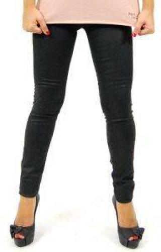 JEANS LEE JEGGING GLOSSY SKINNY ΜΑΥΡΟ