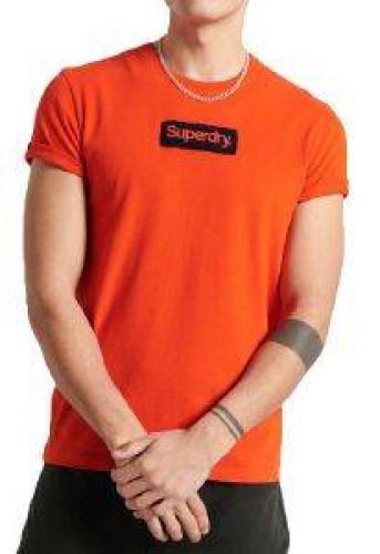 T-SHIRT SUPERDRY CORE LOGO WORKWEAR M1011192A ΠΟΡΤΟΚΑΛΙ