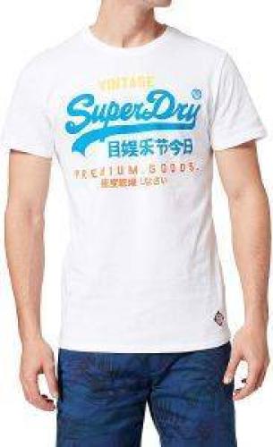 T-SHIRT SUPERDRY VL TRI M1011201A ΛΕΥΚΟ