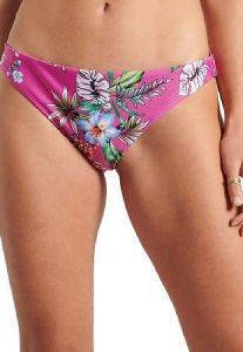 BIKINI BRIEF SUPERDRY SURF W3010157A TROPICAL FLORAL ΡΟΖ