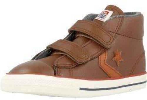 ΜΠΟΤΑΚΙ CONVERSE ALL STAR PLAYER EV V 758150C MID BROWN-ΚΑΜΕΛ (EU:20)