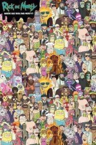 POSTER RICK AND MORTY WHERE ARE 61 X 91.5 CM