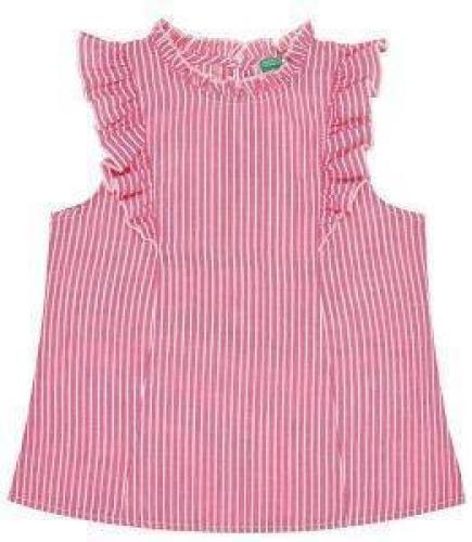 TOP BENETTON FUNZIONE GIRL ΛΕΥΚΟ/KOKKINO (82 CM)-(1-2 ΕΤΩΝ)