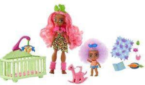 CAVE CLUB - ΣΕΤ ΤΩΝ 2 BABY SITTING FUN PLAYSET WITH FERNESSA DOLL (GNL92)