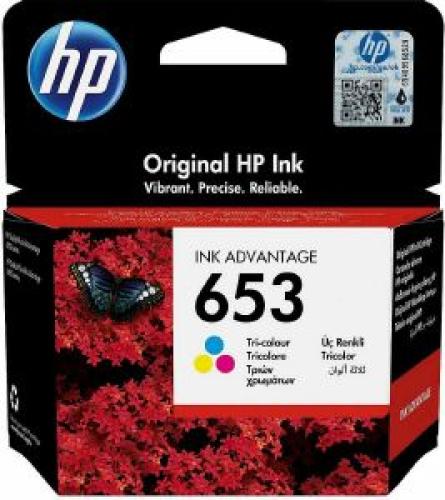 ΓΝΗΣΙΟ ΜΕΛΑΝΙ HEWLETT PACKARD NO 653 TRI-COLOUR ΜΕ OEM:3YM74AE