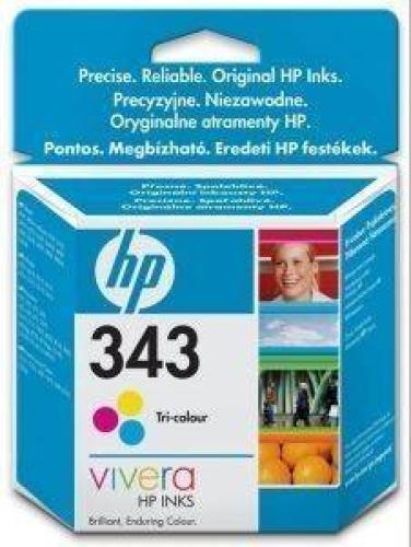 ΓΝΗΣΙΟ ΜΕΛΑΝΙ HEWLETT PACKARD ΤΡΙΧΡΩΜΟ (TRI-COLOR) NO 343 ΜΕ OEM: C8766EE