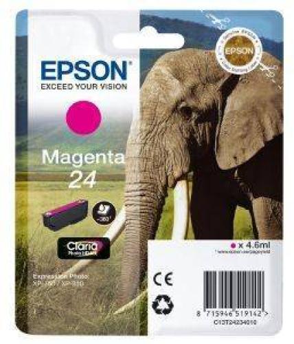 ΓΝΗΣΙΟ ΜΕΛΑΝΙ EPSON 24 MAGENTA ΜΕ ΟΕΜ:T242340