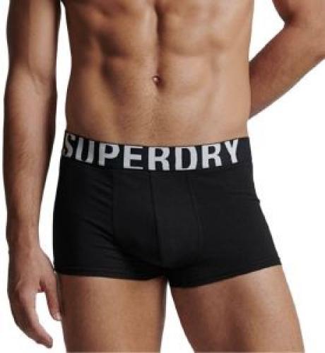 ΜΠΟΞΕΡΑΚΙ SUPERDRY TRUNK DUAL LOGO M3110345A ΜΑΥΡΟ 2ΤΜΧ