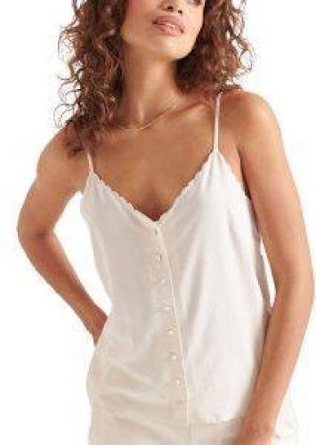 TOP SUPERDRY CAMI W6010816A ΕΚΡΟΥ