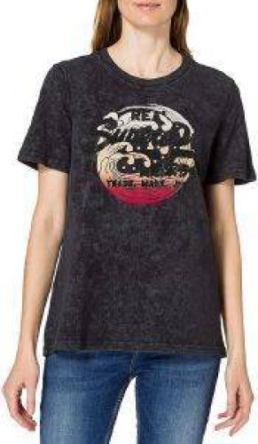 T-SHIRT SUPERDRY VL ITAGO W1010510A ΜΑΥΡΟ