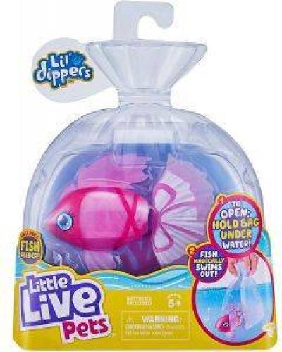 LITTLE LIVE PETS ΨΑΡΑΚΙ AQUARITOS ΦΟΥΞΙΑ (LP101000)