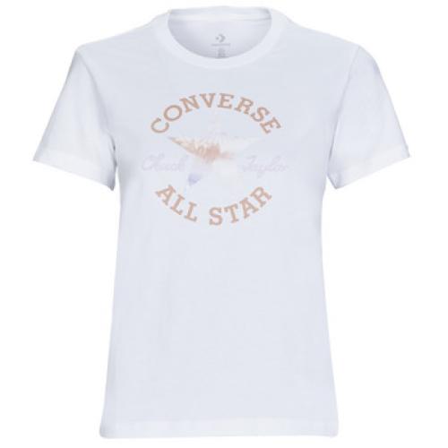 T-shirt με κοντά μανίκια Converse FLORAL CHUCK TAYLOR ALL STAR PATCH