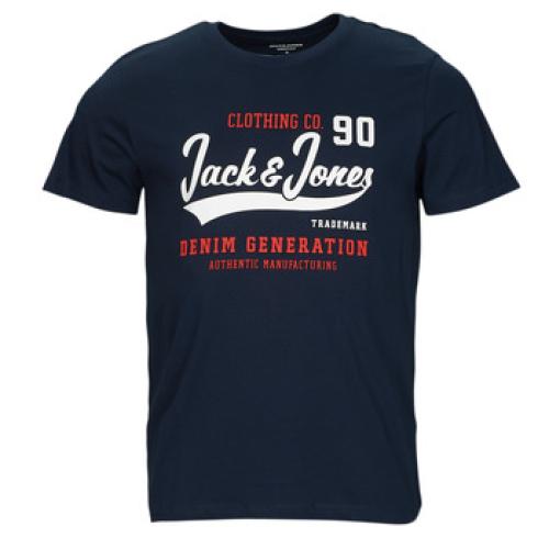 T-shirt με κοντά μανίκια Jack & Jones JJELOGO TEE SS O-NECK 2 COL