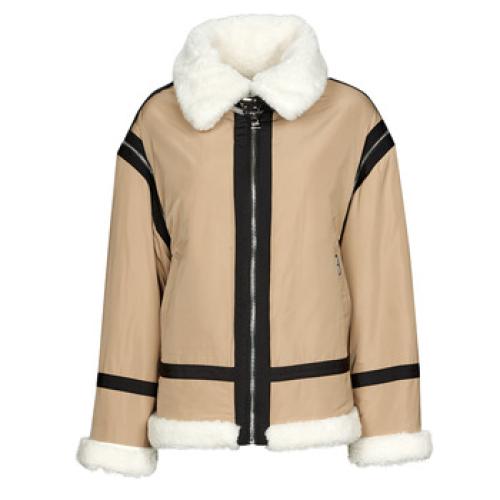 Μπουφάν Karl Lagerfeld KLXCD UNISEX FAUX FUR BIKER