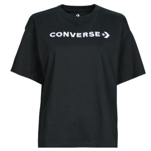 T-shirt με κοντά μανίκια Converse WORDMARK RELAXED TEE