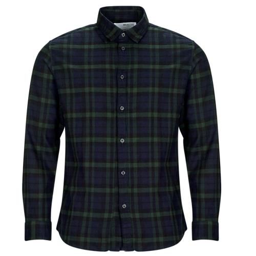 Πουκάμισο με μακριά μανίκια Selected SLHSLIMOWEN-FLANNEL SHIRT LS NOOS