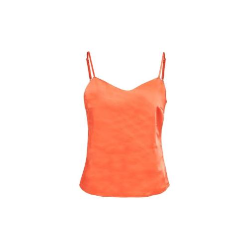 Μπλουζάκια με μακριά μανίκια Only ONLMAYRA TIE SATIN SINGLET TOP WOMEN