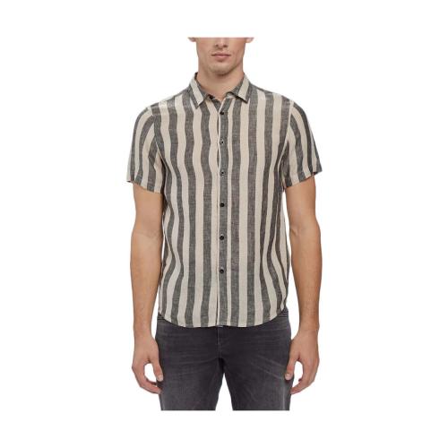 Πουκάμισο με μακριά μανίκια Gabba SEOUL BIG STRIPES SHORTSLEEVE SHIRT MEN