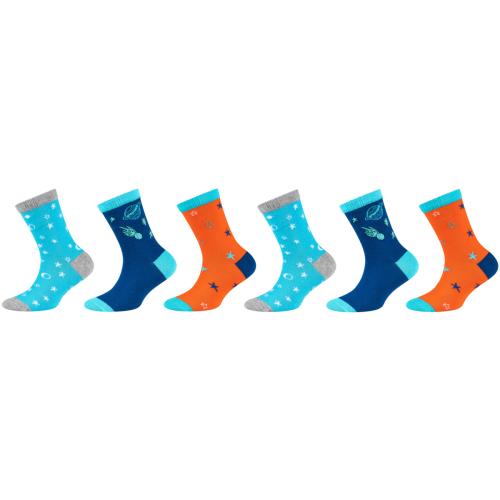 Κάλτσες Skechers 6PPK Boys Casual Patterned Socks