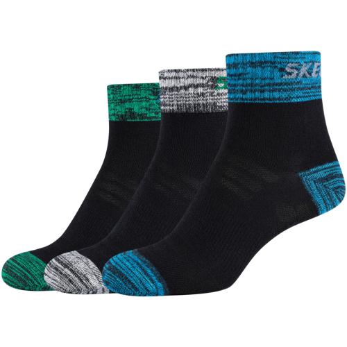 Κάλτσες Skechers 3PPK Men Mesh Ventilation Quarter Socks