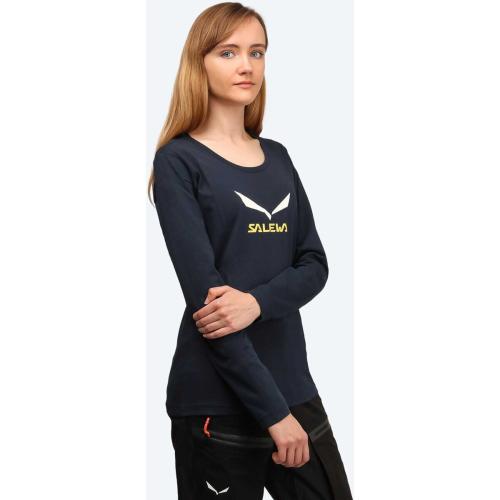 Μπλουζάκια με μακριά μανίκια Salewa Solidlogo CO W L/S Tee 25280-3991