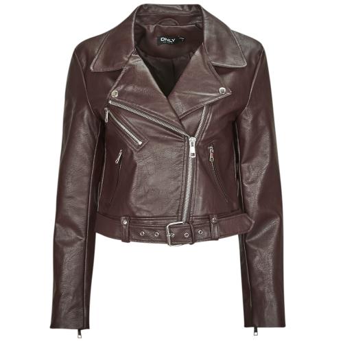 Δερμάτινο Μπουφάν Only ONLNEWVERA FAUX LEATHER BIKER CC OTW