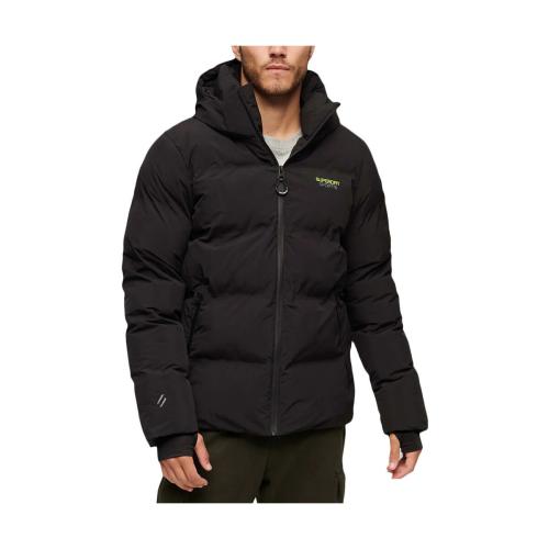 Χοντρό μπουφάν Superdry D3 SDCD HOODED BOXY FIT PUFFER JACKET MEN