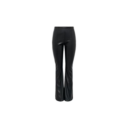 Παντελόνια Only ONLIDINA FAUX LEATHER HIGH WAIST FLARE L.32 PANTS WOMEN