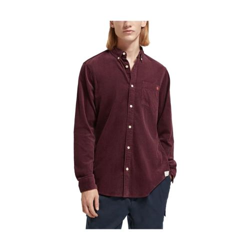 Πουκάμισο με μακριά μανίκια Scotch & Soda CORDUROY ESSENTIAL SHIRT MEN SCOTCH SODA