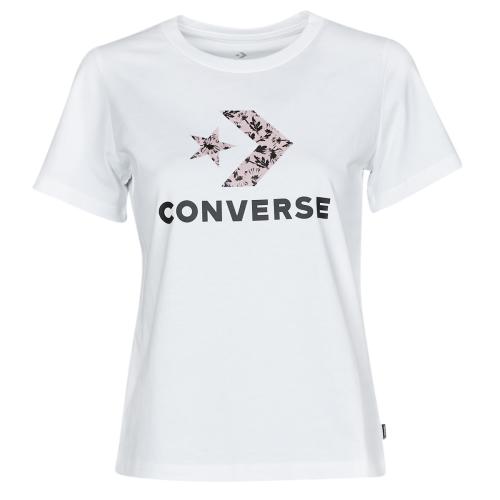 T-shirt με κοντά μανίκια Converse STAR CHEVRON HYBRID FLOWER INFILL CLASSIC TEE