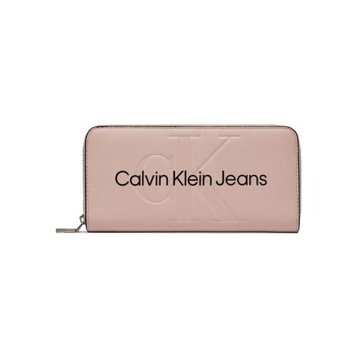 Πορτοφόλι Calvin Klein Jeans SCULPTED ZIP AROUND WALLET WOMEN