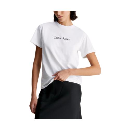 T-shirt με κοντά μανίκια Calvin Klein Jeans HERO LOGO REGULAR FIT T-SHIRT WOMEN