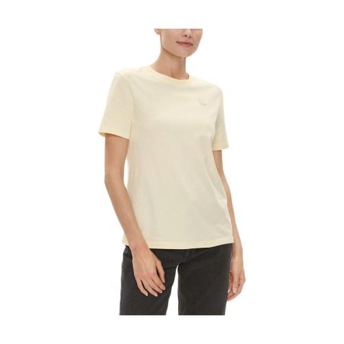 T-shirt με κοντά μανίκια Calvin Klein Jeans LOGO EMBRO BADGE REGULAR FIT T-SHIRT WOMEN