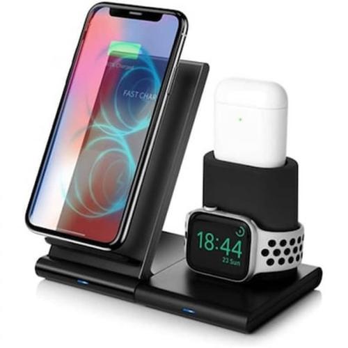 Detachable Qi Universal Smart Wireless Phone Charger + Apple Watch / Airpods