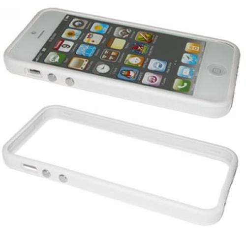 Θήκη Apple iPhone 5/iPhone 5s/iPhone Se - Volte-tel Bumper Metal Button - White