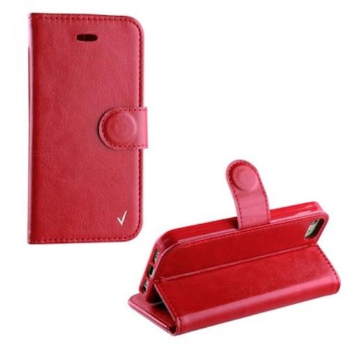 Θήκη Apple iPhone 5/iPhone 5s/iPhone Se - Volte-tel Leather-tpu Book Stand - Red